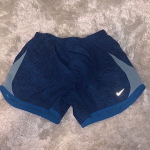 Blue, girls large, Nike gym shorts